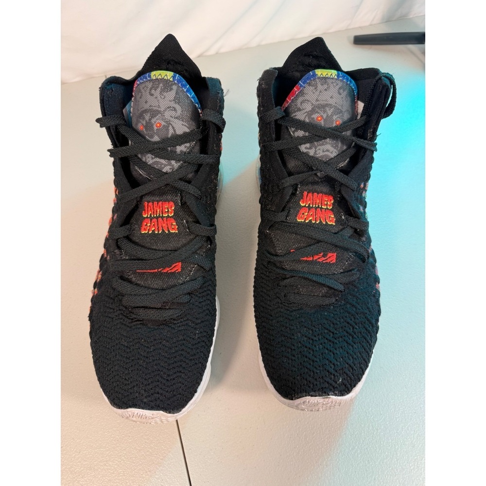 Nike LeBron 17 James Gang Black Multi Color BQ3177-005 Mens 11.5 Basketball Shoe - Picture 1 of 12